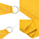 Sunshade Sail 160 g/m Rectangular Yellow 6x8 m HDPE 311580