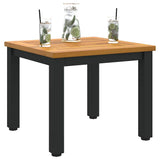 Outdoor Table Natural and Black 45 x 45 x 38 cm 4010618