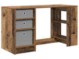 Desk with Drawer Old Wood 100 x 40 x 75 cm Engineered Wood 8000458