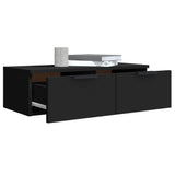 Wall Cabinet Black 68x30x20 cm Engineered Wood 811395