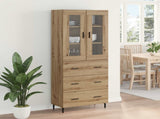 Highboard 2 pcs Artisan Oak 69.5 x 34 x 180 cm Engineered Wood 3416022