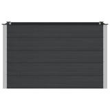 Garden Raised Bed Black 150 x 100 x 91 cm 42038983