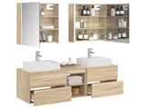 Bathroom Furniture Set 5 pcs Sonoma Oak 3406809