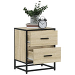 ZNTS Bedside Cabinets 2 pcs Sonoma Oak 40x31x50 cm Engineered Wood 848677