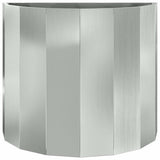 Planter Silver 60 x 30 x 50 cm Galvanised Steel 883722
