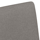Dining Chairs with Wheels 2 pcs Taupe 57 x 66 x 94 cm Fabric 42017813