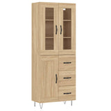 Highboard Sonoma Oak 69.5x34x180 cm Engineered Wood 3198692