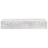 Wall-mounted Drawer Shelf Concrete Grey 60x23.5x10cm MDF 330265