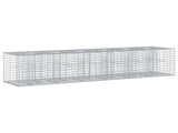 Gabion Raised Bed 2 pcs Silver 260 x 60 x 55 cm 3422229