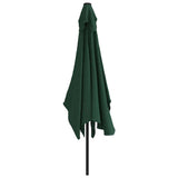 Parasol Green Polyester, Steel 200 x 300 cm Foldable Parasol 40771