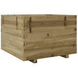 Garden Planter 70x70x49.5 cm Impregnated Wood Pine 3282528