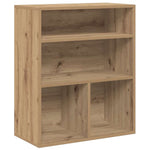 ZNTS Book Cabinet Artisan Oak 60x30x71.5 cm Engineered Wood 860318