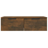 Wall Cabinets 2 pcs Smoked Oak 68x30x20 cm Engineered Wood 3115897