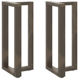 Bar Table Legs T-Shaped 2 pcs Black 50x35x cm Steel 4013079