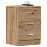 Bedside Cabinet Artisan Oak 38x35x55 cm Engineered Wood 861126