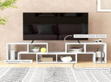TV Stand for TVs up to 75 Inches, Free Combination TV Unit with Storage Shelves, Extendable T3398P342270
