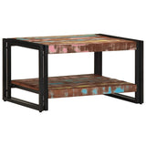 Coffee Table Multicolour 70x50x38 cm Solid Wood Reclaimed 4102720