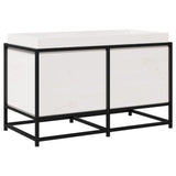 Garden Planter White 80x40x50 cm Solid Wood Pine 847029