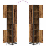 Bathroom Furniture Set with Shelf Old Wood 35 x 37.5 x 188.5 cm 3402317
