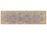 Rug Runner MARSA Grey 100 x 250 cm Polyester and PVC 42023361
