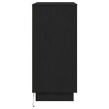 Bedside Cabinet Black Oak 71 x 34.5 x 75 cm Engineered wood 869635