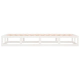Bed Frame White Solid pine wood, Plywood 75x190 cm Small Single 820822