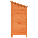 Garden Shed with Roof Brown 59 x 56 x 113.5 cm Solid Fir Wood 42033455
