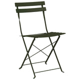 Folding Bistro Set 3 pcs Forest Steel 42002967