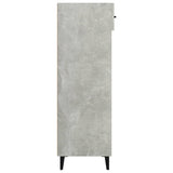 Shoe Cabinet Concrete Grey 60x35x105 cm Engineered Wood 812793