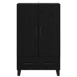 Highboard Black Oak 69.5 x 30 x 115 cm Engineered Wood 882498