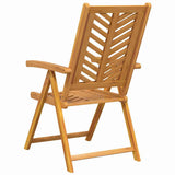 Garden Chair 4 pcs Brown 57 x 72 x 109 cm Solid Acacia Wood 3154134