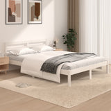 Bed Frame without Mattress 120x190cm White Small Double 810401