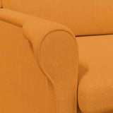 Armchair Dark yellow 76 x 94 x 102 cm Fabric 42009848