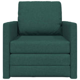 Sofa Bed Dark Green 74 x 77 x 81 cm Fabric 4106625