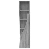 Corner Cabinet 32x32x140cm Engineered Wood Grey Sonoma 889881