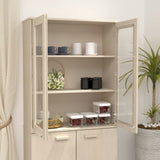 Top for Highboard HAMAR Honey Brown 85x35x100cm Solid Wood Pine 340504