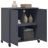 Sideboard Anthracite 68x39x72 cm Steel 846658