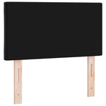 ZNTS LED Headboard Diamond Blocks Design Black 80 cm Velvet 3338183