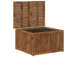 Garden Storage Box Solid Acacia Wood 70.5 x 68.5 x 53.5 cm 901395
