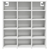 Shoe Cabinet White 77.5 x 30 x 83.5 cm Engineered Wood 808720