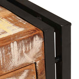 End Table with Drawer 30 x 30 x 40 cm Solid Reclaim Wood 4016716