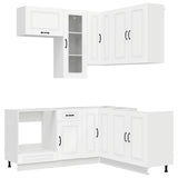 Kitchen Unit KALMAR 8 pcs White Engineered Wood 3438381