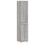 Highboard Grey Sonoma 34.5x34x180 cm Engineered Wood 3199103