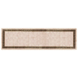 Rug Runner MARSA Black 100 x 350 cm Polyester and PVC 42023341