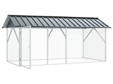 Bird Cage Anthracite 227 x 112 x 141 cm Galvanised Steel 4100924