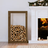 Firewood Rack Honey Brown 60x25x100 cm Solid Wood Pine 822415