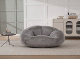 GOMYWAY Bean Bag Chair, Shell-Shaped Bean Bag Couch for Adults, Giant Bean Sofa with High-Rebound W2678P385460