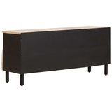 TV Cabinet White Wash Finish 100 x 33 x 46 cm Solid Mango Wood 4017882