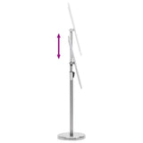 Poster Stands 2 pcs Silver 32.7 x 24 x 108 cm Aluminium 3385634