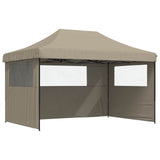 Party Tent Folding Taupe 292 x 440 x 315 cm Oxford Fabric 42023623